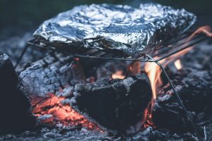 Camping Food Ideas Foil Packet BBQ Chicken